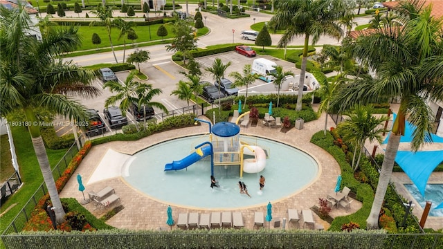 10625 W 32nd Ln, Hialeah, FL 33018 - aerial view of a pool area