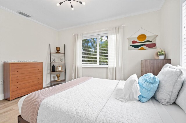 1636 Arthur St, Hollywood, FL 33020 - bedroom with crown molding and wood finished floors