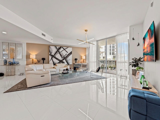 15901 Collins Ave Unit 403, Sunny Isles Beach, FL 33160 - view of tiled living area