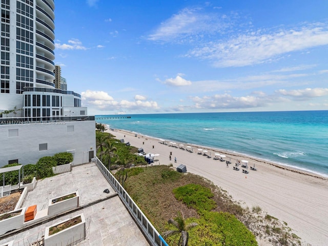 15901 Collins Ave Unit 403, Sunny Isles Beach, FL 33160 - water view featuring local beach
