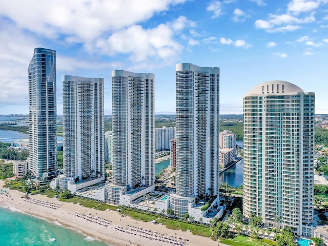 15901 Collins Ave Unit 403, Sunny Isles Beach, FL 33160 - view of urban area with expansive beach