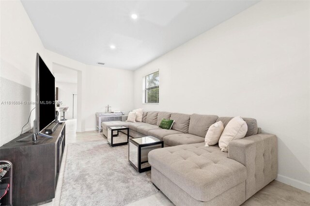 232 SE 33rd Ter, Homestead, FL 33033 - living area with recessed lighting and baseboards