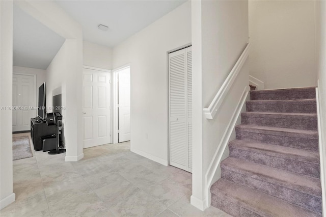 232 SE 33rd Ter, Homestead, FL 33033 - staircase featuring baseboards