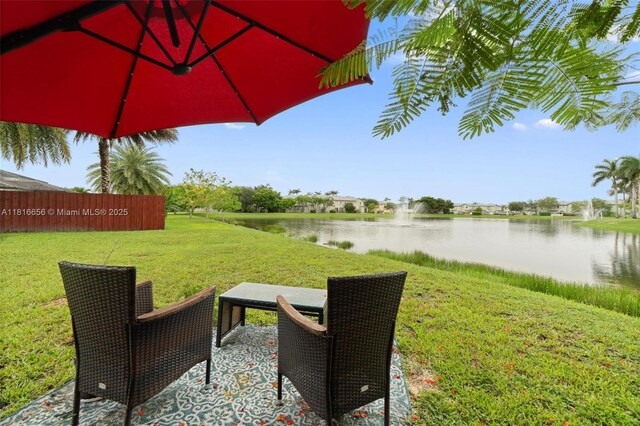 402 SE 30th Ter, Homestead, FL 33033 - view of green lawn featuring a water view