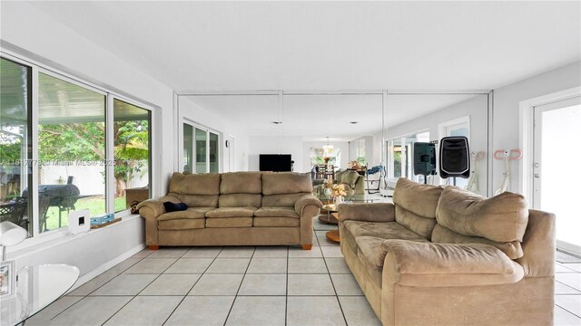 3145 Hollywood Blvd, Hollywood, FL 33021 - living room featuring light tile patterned flooring