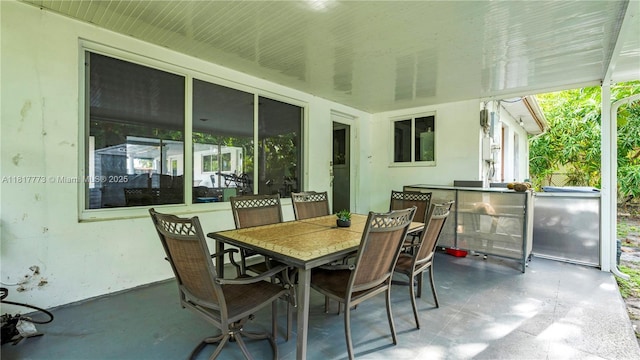 3145 Hollywood Blvd, Hollywood, FL 33021 - view of patio / terrace with an outdoor kitchen