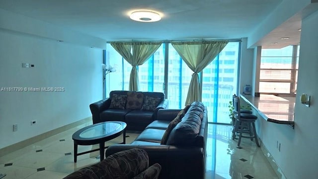 18051 Biscayne Blvd Unit 1501, Aventura, FL 33160 - living area featuring baseboards