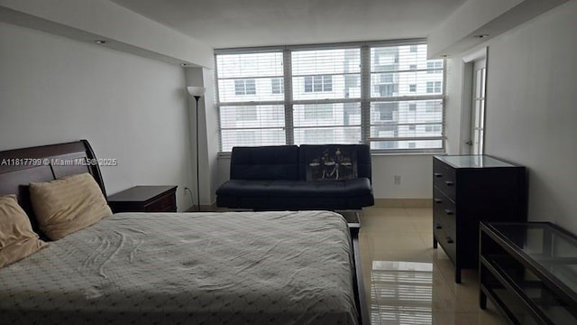 18051 Biscayne Blvd Unit 1501, Aventura, FL 33160 - bedroom featuring light tile patterned flooring