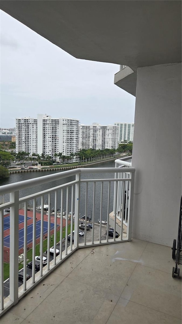18051 Biscayne Blvd Unit 1501, Aventura, FL 33160 - balcony featuring a water view