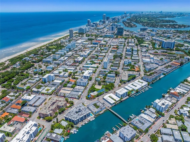 7921 Byron Ave Unit 407, Miami Beach, FL 33141 - view of property location with a large body of water and nearby urban area