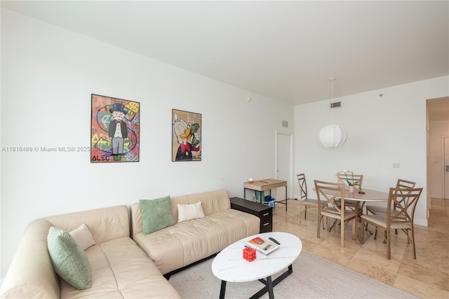 2525 SW 3rd Ave Unit 711, Miami, FL 33129 - living area featuring light tile patterned floors