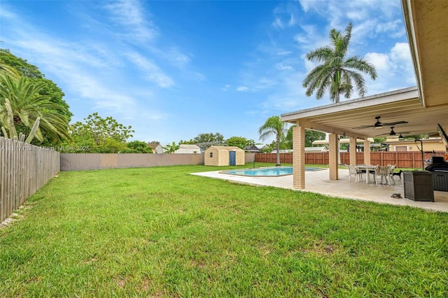30930 SW 190th Ave, Homestead, FL 33030 - view of yard featuring a patio area and ceiling fan