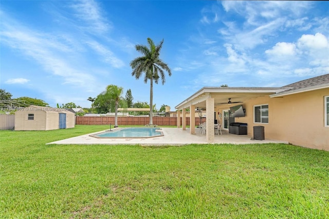 30930 SW 190th Ave, Homestead, FL 33030 - view of yard with a ceiling fan and a patio