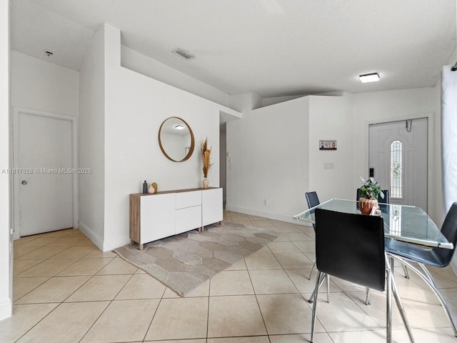 14358 SW 175th Ter, Miami, FL 33177 - dining space with light tile patterned floors and baseboards