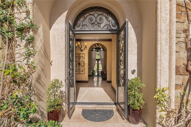 9801 SW 60th Ct, Pinecrest, FL 33156 - entrance to property with stucco siding