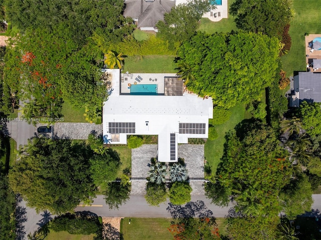 11001 SW 64th Ave, Pinecrest, FL 33156 - bird's eye view of a pool