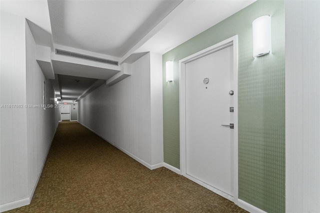 900 Bay Dr Unit 904, Miami Beach, FL 33141 - hall with carpet floors and baseboards