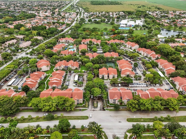 10421 SW 157th Pl Unit 301, Miami, FL 33196 - aerial perspective of suburban area featuring a large body of water