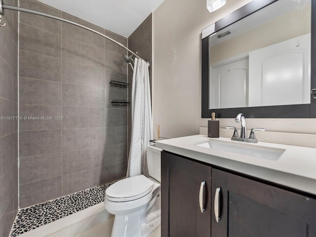 10421 SW 157th Pl Unit 301, Miami, FL 33196 - full bathroom featuring vanity, toilet, and a tile shower