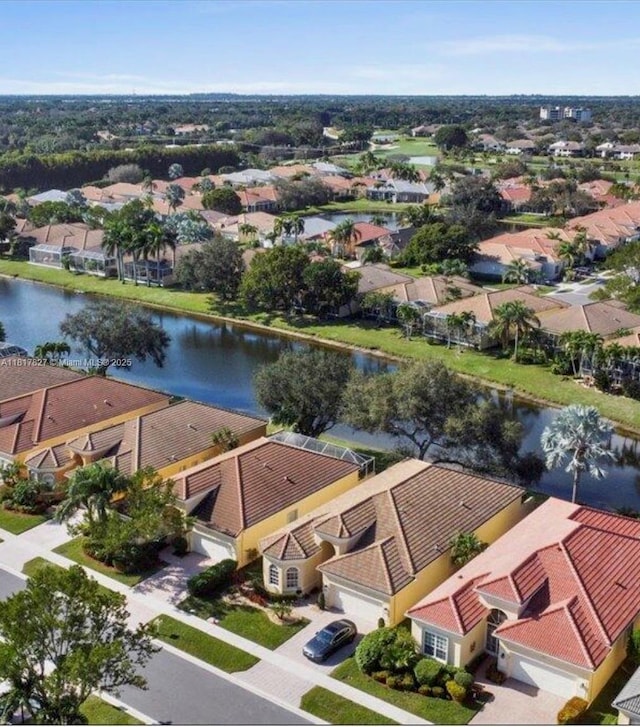 7020 Demedici Cir, Delray Beach, FL 33446 - aerial view of residential area with a large body of water