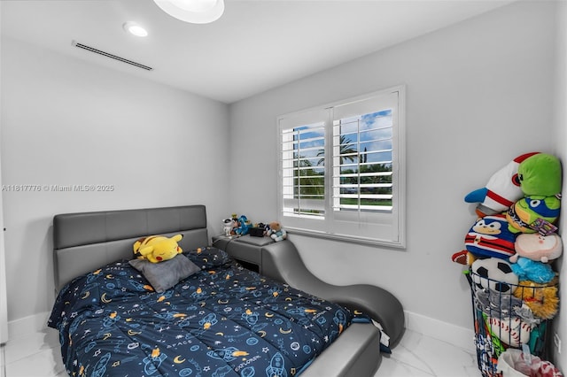 10223 SW 17th St, Miami, FL 33165 - bedroom with marble look tile flooring and baseboards