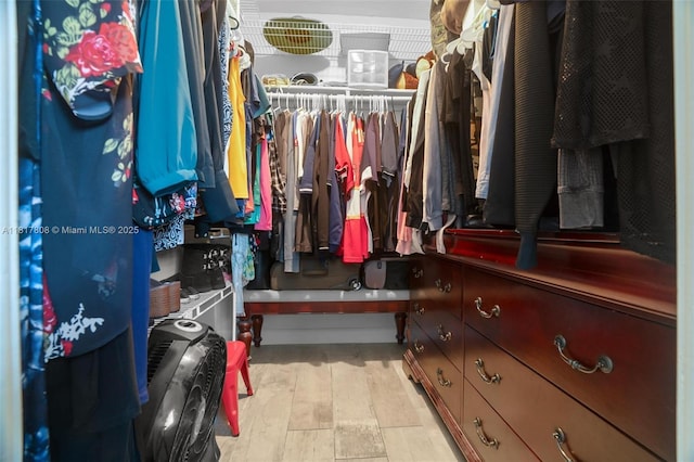 13317 NW 8th Ct, Sunrise, FL 33325 - walk in closet featuring wood finished floors