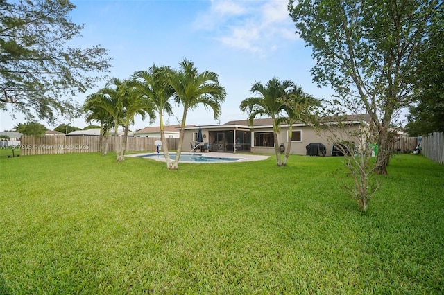 13317 NW 8th Ct, Sunrise, FL 33325 - back of house with a sunroom and stucco siding