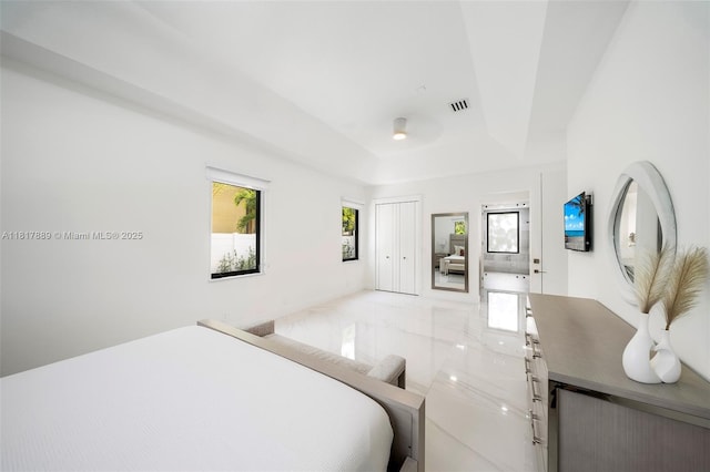 3461 SW 145th Ave, Miramar, FL 33027 - bedroom with a raised ceiling and a closet