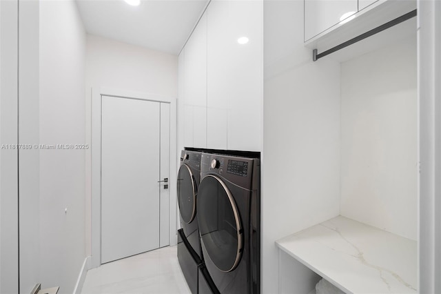 3461 SW 145th Ave, Miramar, FL 33027 - washroom with washer and clothes dryer and recessed lighting