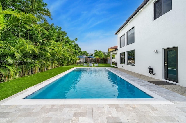 3461 SW 145th Ave, Miramar, FL 33027 - outdoor pool featuring a yard