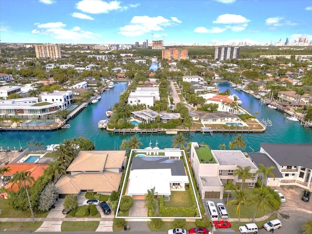 2371 Bayview Ln, North Miami, FL 33181 - view of urban area with a large body of water and nearby suburban area