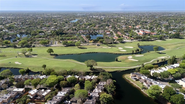 13900 SW 65th Ter Unit 9, Miami, FL 33183 - aerial overview of property's location with nearby suburban area, a local golf course, and a large body of water