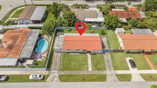 10845 SW 26th Ter, Miami, FL 33165 - drone / aerial view of a pool