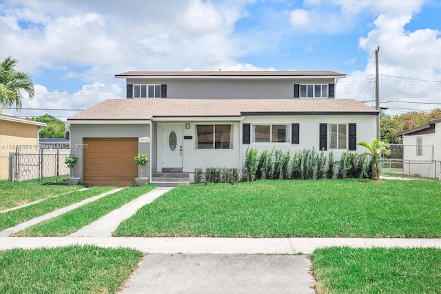 6221 NW 37th Ter, Virginia Gardens, FL 33166 - traditional-style home featuring stucco siding, a garage, driveway, and roof with shingles