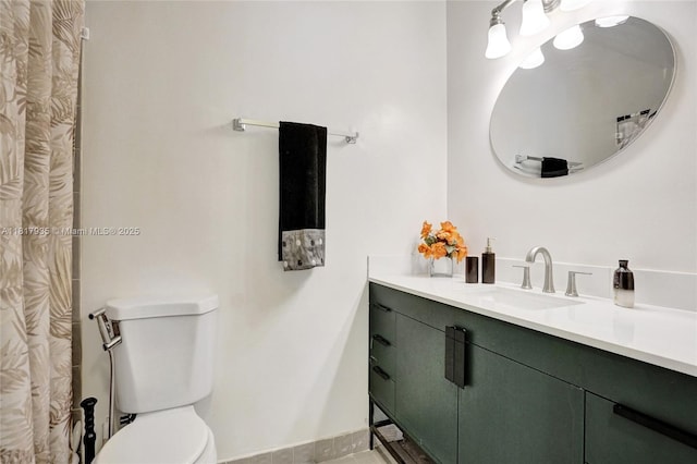 4459 NW 113th Ln, Coral Springs, FL 33065 - full bathroom with vanity, toilet, and baseboards