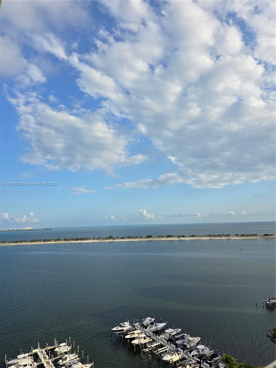 1865 Brickell Ave Unit A2012, Miami, FL 33129 - water view with numerous boat docks