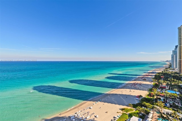 18101 Collins Ave Unit 5401, Sunny Isles Beach, FL 33160 - water view featuring local beach