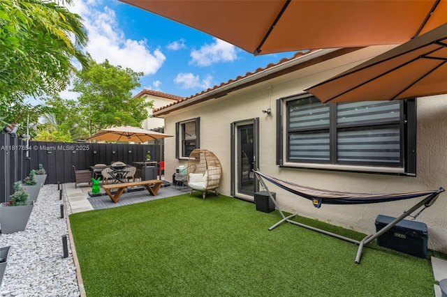685 SE 34th Ter, Homestead, FL 33033 - view of yard featuring a patio area