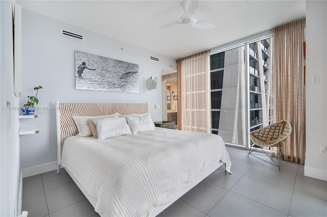 1040 Biscayne Blvd Unit 3607, Miami, FL 33132 - bedroom featuring tile patterned flooring and baseboards