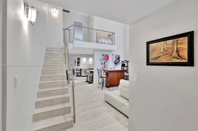 2730 NE 183rd St Unit Th03, Aventura, FL 33160 - stairs featuring a towering ceiling