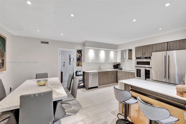 2730 NE 183rd St Unit Th03, Aventura, FL 33160 - dining space featuring recessed lighting