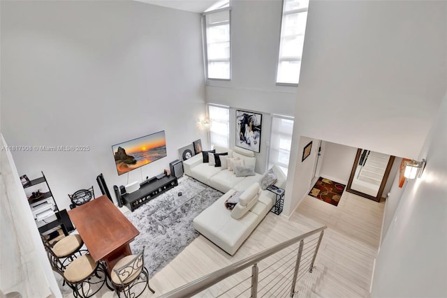 2730 NE 183rd St Unit Th03, Aventura, FL 33160 - living area with a towering ceiling