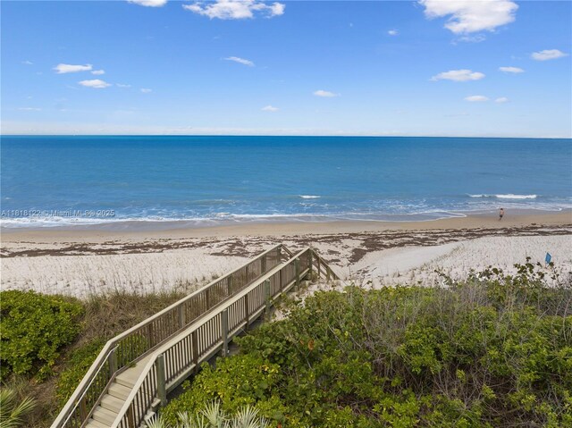 1354 Coral Park Ln Unit 603, Vero Beach, FL 32963 - water view featuring nearby beach