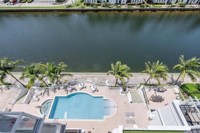 3030 NE 188th St Unit 609, Aventura, FL 33180 - aerial view of a large body of water and a pool area