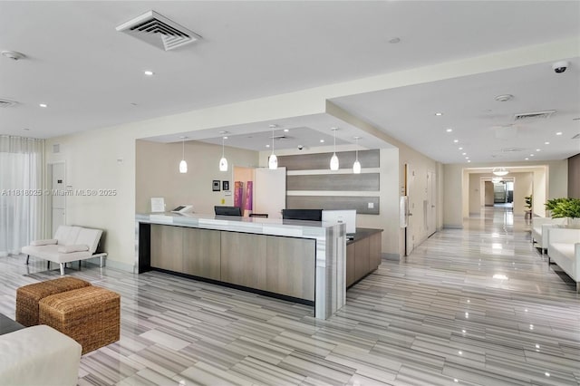 3030 NE 188th St Unit 609, Aventura, FL 33180 - reception area featuring a surveillance system and recessed lighting