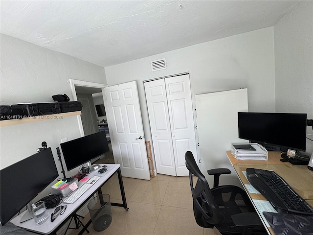 14036 SW 90th Ave Unit 201-Aa, Miami, FL 33176 - home office featuring light tile patterned floors