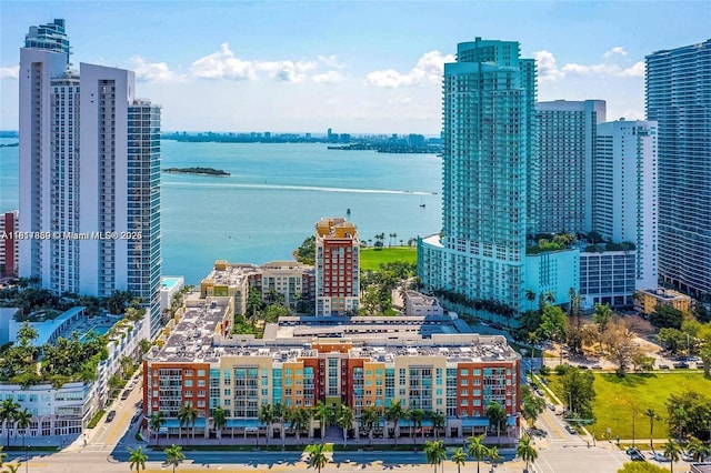 2000 N Bayshore Dr Unit 218, Miami, FL 33137 - bird's eye view of skyline and a nearby body of water