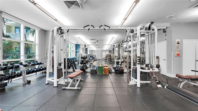 2000 N Bayshore Dr Unit 218, Miami, FL 33137 - workout area with plenty of natural light