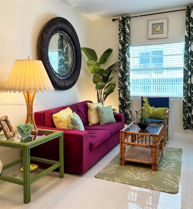 335 Ocean Dr Unit 114, Miami Beach, FL 33139 - living area with tile patterned floors