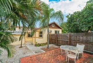 1416 N 2nd Ave N, Lake Worth, FL 33460 - fenced backyard featuring a patio area and outdoor dining area